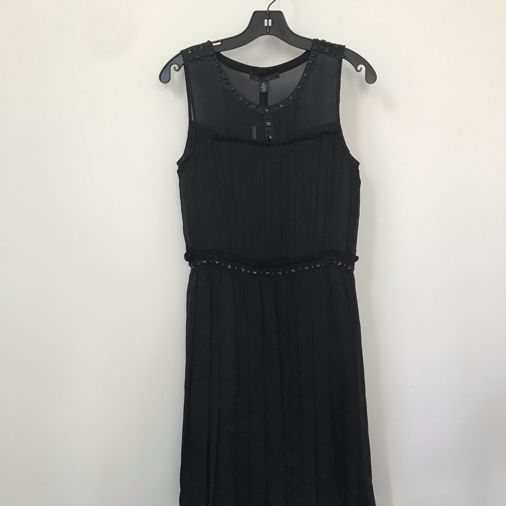 Kenneth Cole Black 100% Silk Cocktail Dress